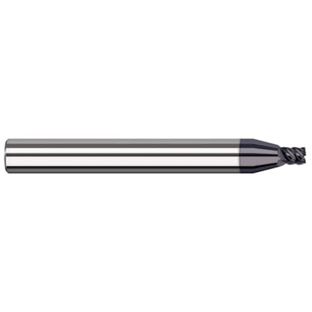 Harvey Tool End Mill for Exotic Alloys - Corner Radius, 0.1250" (1/8), Corner Radius: 0.0050" 872308-C6